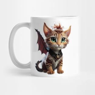 Cute little tabby dragon cat - The Dragon Cat Collection Mug